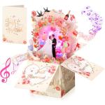 Just Married Musical Pop-Up Wedding Card