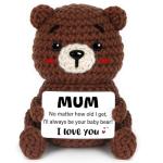 Crochet Bear Desk Decor for Mum's Special Day