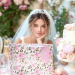 Large Pink Wedding Gift Bag with Tissue and Card