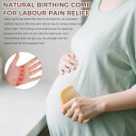 Wooden Labor Relief Comb for Expecting Moms