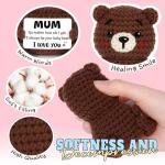 Crochet Bear Desk Decor for Mum's Special Day