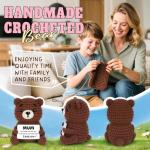 Crochet Bear Desk Decor for Mum's Special Day