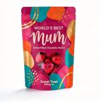 Red Foiled Chocolate Hearts for Super Mum