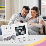 Wooden Baby Photo Frame with Countdown Weeks