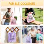 70th Birthday Canvas Bag with Keychain Gift