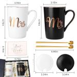Mr. and Mrs. Mugs for Couples and Weddings