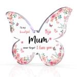 Funny Butterfly Acrylic Plaque for Mother's Day