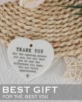 Heart-Shaped Ceramic Appreciation Gift for Mom