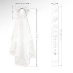 Sparkly Pearl Bride Tiara and Veil Set