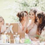 Bridesmaid Proposal Gift Box Set with Candle & Cream