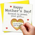 Personalized Scratch-Off Mother's Day Card