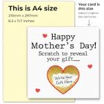 Personalized Scratch-Off Mother's Day Card