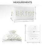 Bride-to-Be Pearl Makeup Bag and Accessories Set