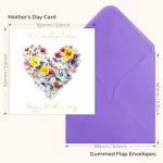 Floral Heart Mother’s Day Card for Mum