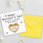 Personalized Scratch-Off Mother's Day Card
