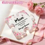 Personalized Acrylic Puzzle Plaque for Mum