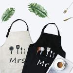 Couple Aprons Set for Weddings and Anniversaries