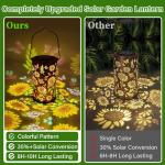 Unique Sunflower Solar Garden Lights for Mom