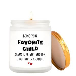 Personalized Lavender Soy Candle for Mother's Day