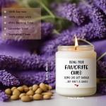 Personalized Lavender Soy Candle for Mother's Day