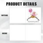 Beautiful 80th Birthday Card with Floral Design