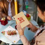 Pop-Up Mother's Day Card with Envelope and Tag