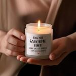 Personalized Lavender Soy Candle for Mother's Day