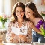 Heart of Flowers Birthday Card for Mum