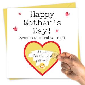 Funny Scratch-Off Mother’s Day Card for Mum