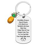 Ximalun IVF Pineapple Keyring for Women