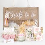Bride to Be Tote Bag and Glass Cup Gift