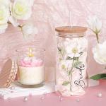 Bride to Be Tote Bag and Glass Cup Gift