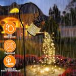Solar Watering Can with Lights for Garden Decor