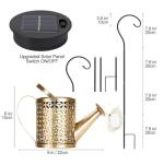 Solar Watering Can with Lights for Garden Decor