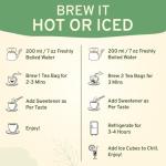 Tea Bag Sampler Set – 8 Flavors, 40 Bags