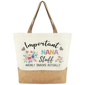 Nana's Favorite Reusable Canvas Tote Bag