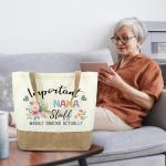 Nana's Favorite Reusable Canvas Tote Bag