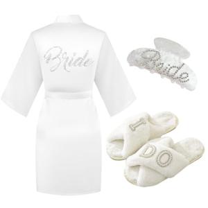 Bride to Be Gift Set - Gown, Slippers, Robe