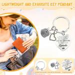 60th Birthday Canvas Bag with Keychain Gift