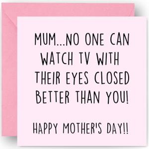 Funny Mother’s Day Card and Keepsake Gift