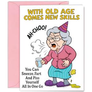 Humorous Birthday Cards for Women and Friends
