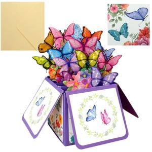 Butterfly Bouquet 3D Mother's Day Card