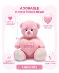 I Love Mum Teddy Bear Gift Hamper Set