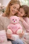 I Love Mum Teddy Bear Gift Hamper Set
