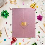 80th Birthday Gift Set for Women - Pink Decor