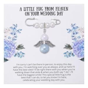 Something Blue Guardian Angel Bouquet Charm