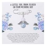 Something Blue Guardian Angel Bouquet Charm