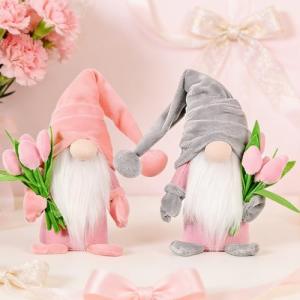 Tulip Gonks Plush Dolls - Spring Decor Set