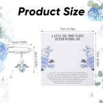 Something Blue Guardian Angel Bouquet Charm