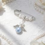 Something Blue Guardian Angel Bouquet Charm